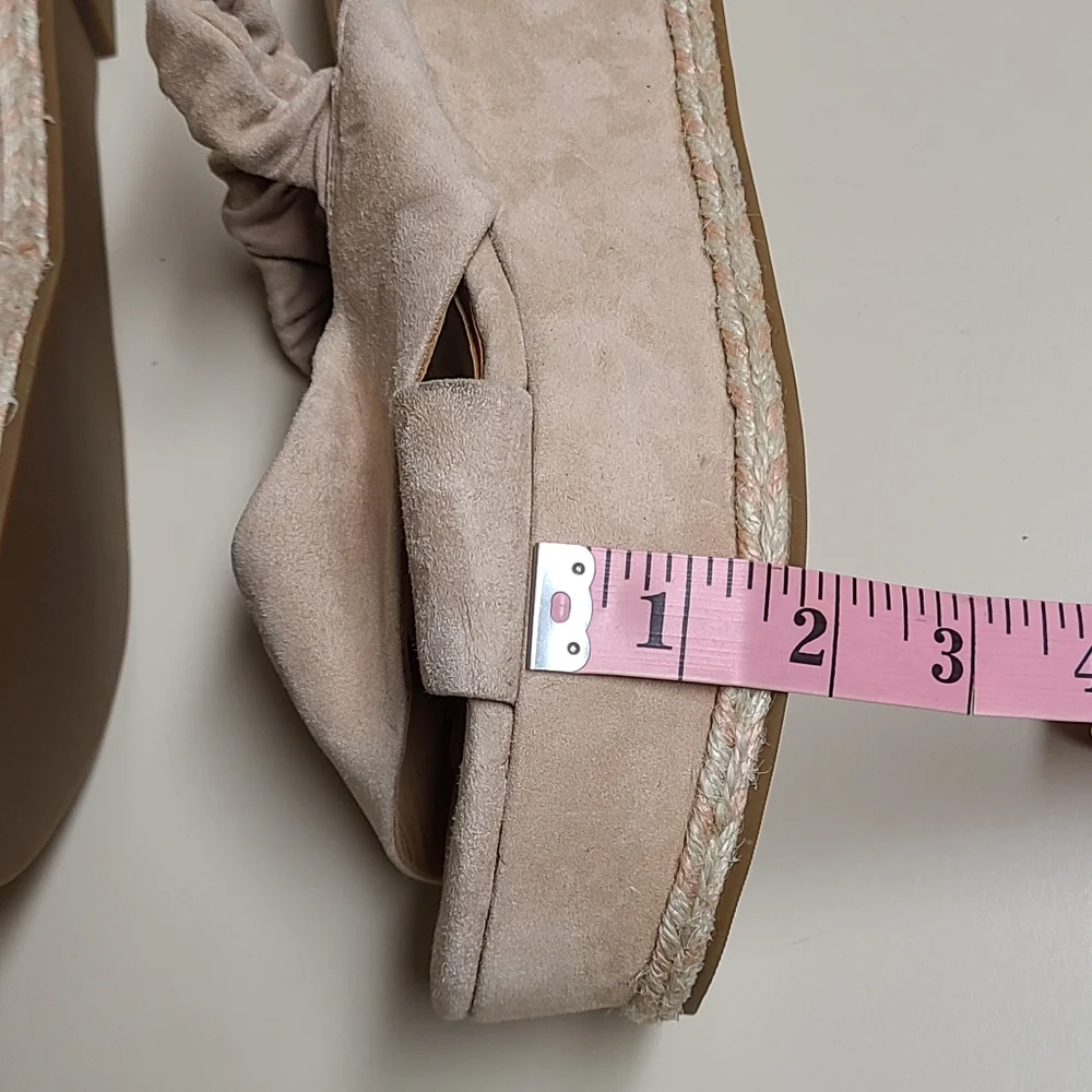 Joie Suede Garden slingback platform sandals size 38 - Picture 13 of 13